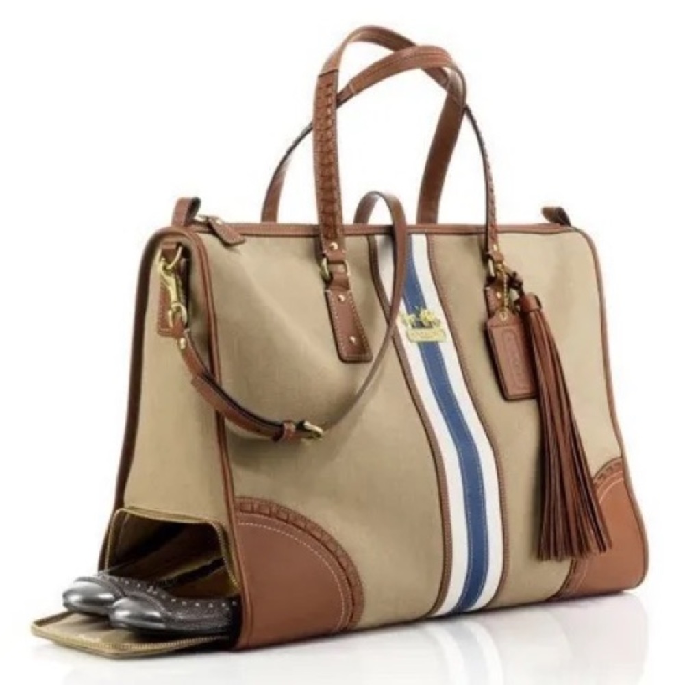 2011 coach tote/weekender bag designed by blogger Emily Johnston.